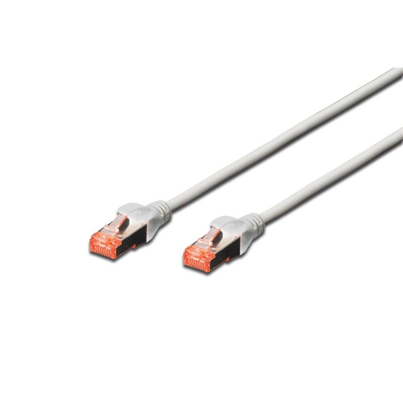 Beek Bc-S6100 Cat6 Sftp/Pimf (Pai̇rs In Metal Foi̇l) 10 Metre Lszh Awg26 Gri̇ Renk Patch Kablo