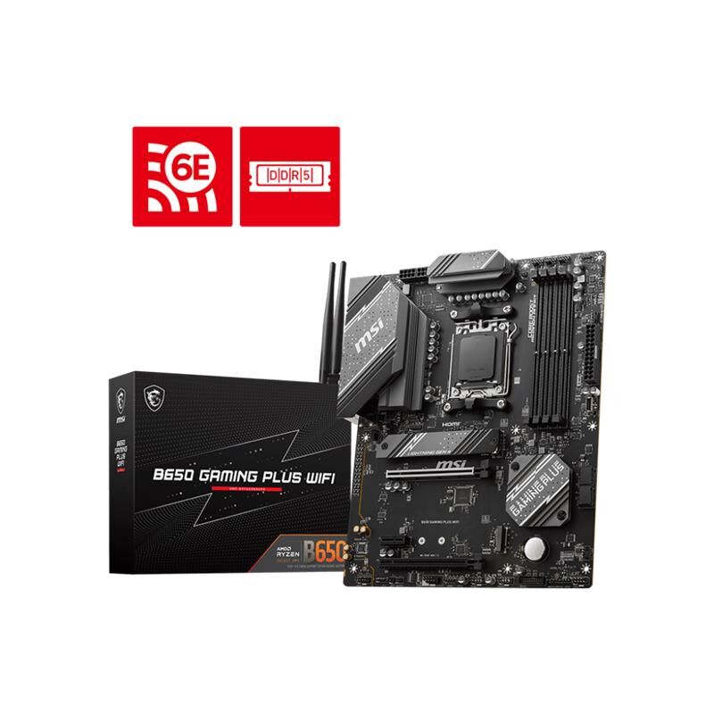 Msi B650 Gaming Plus Wifi Ddr5 6000Mhz 1Xhdmi 1Xdp 2Xm.2 Usb 3.2 Atx Am5(Amd Am5 8000/ 7000 Seri̇s İşlemci̇ Uyumlu )