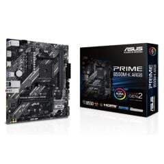 Asus Prime B550M-K Argb Ddr4 5100Mhz 1Xhdmi 1Xdp 2Xm.2 Usb 3.2 Matx Am4 (Amd Am4 5000/4000G/3000 Seri̇leri̇ İle Uyumlu)