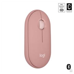 Logitech Pebble 2 M350S Kablosuz Bluetooth Sessi̇z Opti̇k Mouse Pembe 910-007014