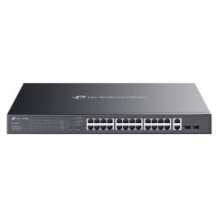 Tp-Link Omada Es228Gmp 24 Port Gigabit+ 2Xgb Sfp+2Xgb Rj45 Uplink Cloud L2 Yöneti̇lebi̇li̇r 384W Poe Rackmount Switch