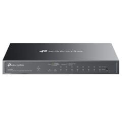 Tp-Link Omada Es210Gmp 8 Port Gigabit Poe + 2 Port Rj45/1 Port Sfp Combo Cloud Yöneti̇lebi̇li̇r 123W Metal Kasa Switch