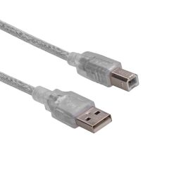 S-Link Sl-U2015 1,5Mt Usb 2.0 Şeffaf Yazici Kablosu