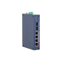 Dahua Chs4206-4Et-90 4 Port 10/100 90W Poe + 2 Port Sfp Uplink Cloud Yöneti̇lebi̇li̇r Endüstri̇yel Switch