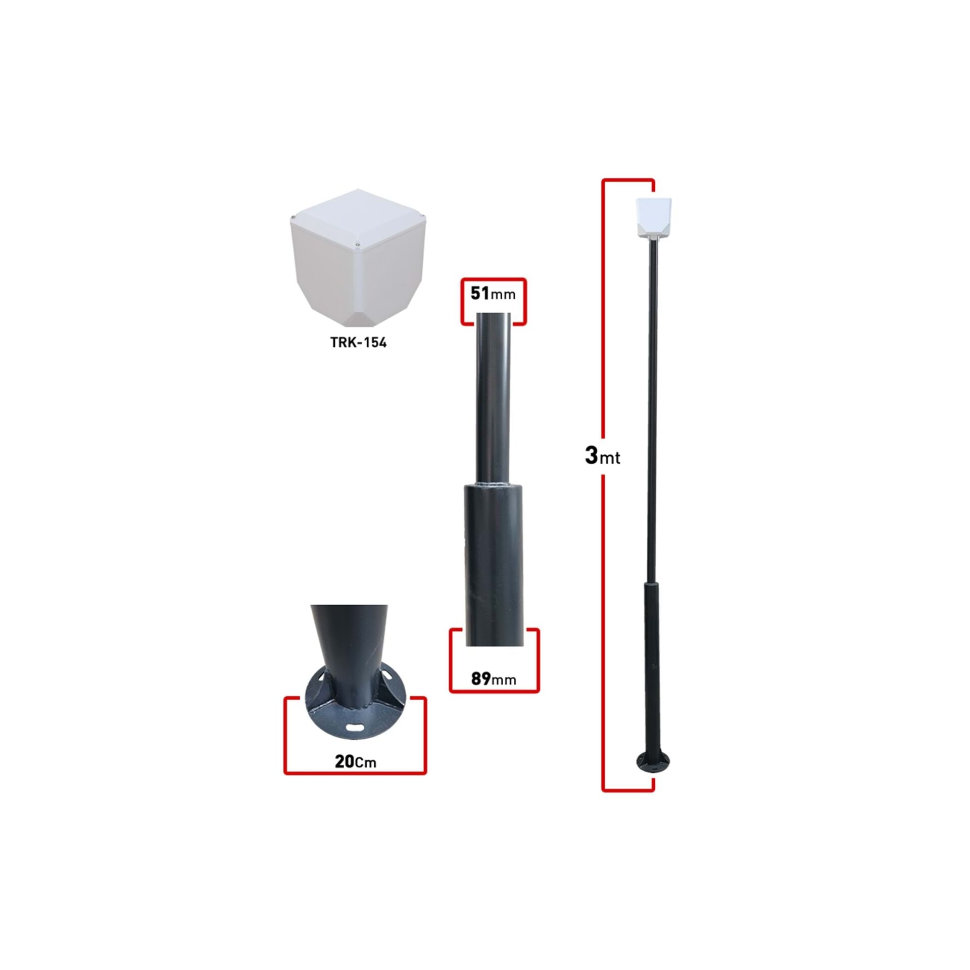 Trk 3 Metre 89X51X2Mm (+ Küp) Kamera Di̇rek