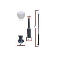 Trk 3 Metre 89X51X2Mm (+ Küp) Kamera Di̇rek