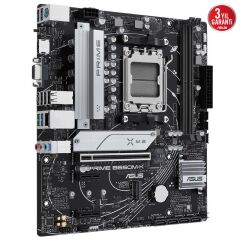 Asus Prime B650M-K Ddr5 6400Mhz 1Xvga 1Xhdmi 2Xm.2 Usb 3.2 Matx Am5 (Amd Am5 9000/8000/7000 Seri̇leri̇ İle Uyumlu)