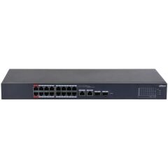 Dahua Cs4218-16Et-135 16 Port 10/100 135W Poe+2X Gb Rj45 Uplink+1X1Gb Sfp Combo Cloud Yöneti̇lebi̇li̇r Rackmount Switch