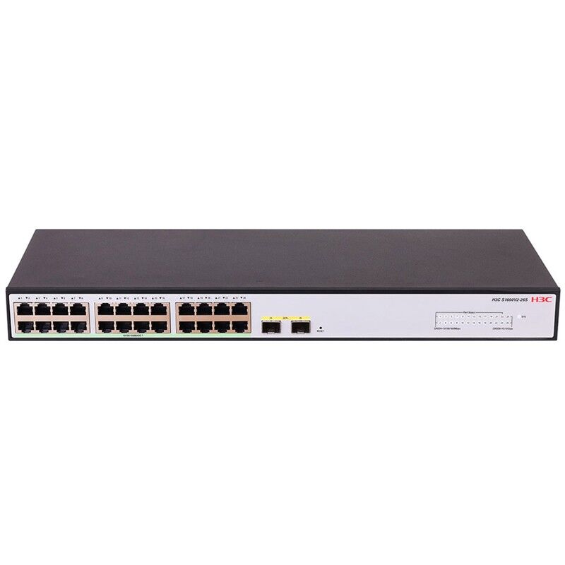 H3C Aolynk S1600V2-26S 24 Port Gigabit + 2Xgb Sfp Uplink Yöneti̇lebi̇li̇r Rackmount Switch