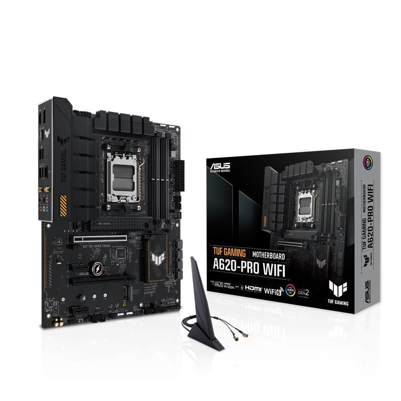 Asus Tuf Gaming A620-Pro Wifi Ddr5 6400Mhz 1Xhdmi 1Xdp 2Xm.2 Usb 3.2 Atx Am5(Amd Am5 9000/8000/7000 Seri̇leri̇ İle Uyumlu)