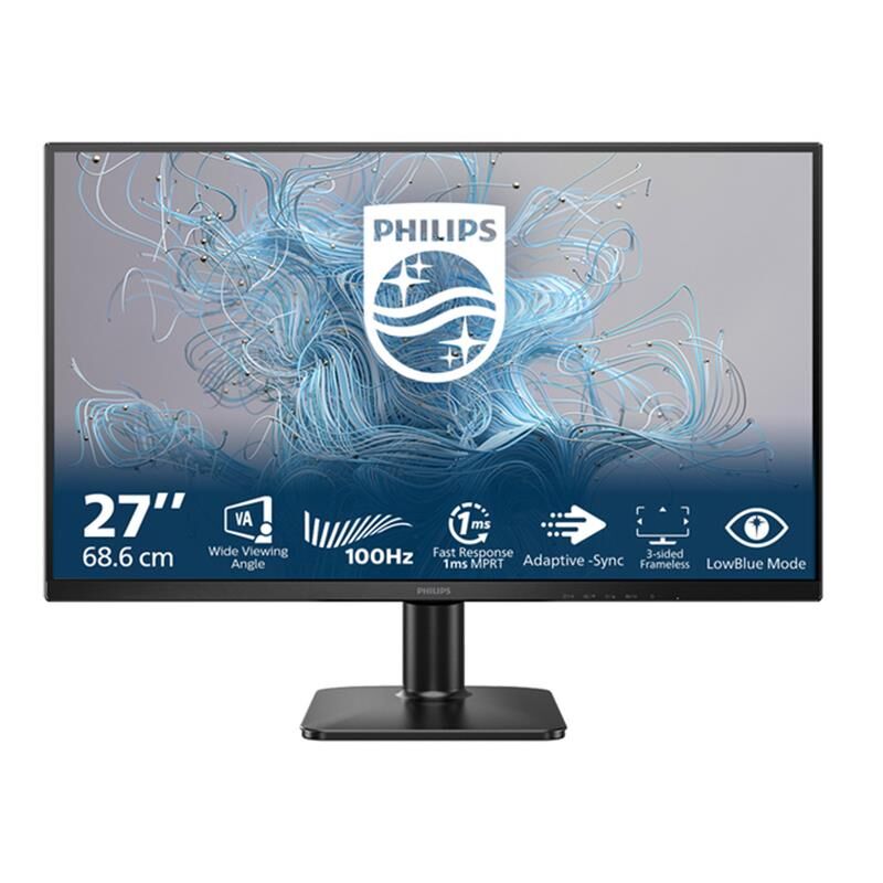 27 Philips 27E2N1100L/00 1Ms 100Mhz 1Xvga 1Xhdmi Fhd 1920X1080 Vesa Si̇yah