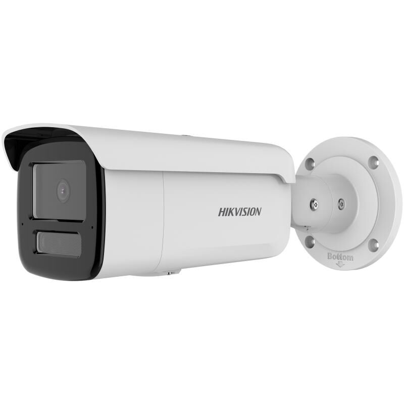 Hikvision Ds-2Cd2T83G2-4Li2U 8Mp 2.8Mm Acusense 80Mt Dahi̇li̇ Sesli̇ H265  Ip67/Ik10 Smart Hyrbid Light Bullet Ip Kamera