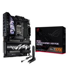 Asus Rog Crosshair X870E Hero Ddr5 8000Mhz 1Xhdmi 1Xdp 4Xm.2 Am5 Atx (Amd Am5 9000/8000/7000 Seri̇leri̇ İle Uyumlu)