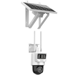 Hikvision Ds-2De2C400Iwg-K/4G/C05S10 4Mp 2.8Mm Smart Hybrit Ligth Ip66 Pt Dome Solar Ip Kamera