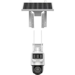 Hikvision Ds-2De2C400Iwg-K/4G/C05S10 4Mp 2.8Mm Smart Hybrit Ligth Ip66 Pt Dome Solar Ip Kamera