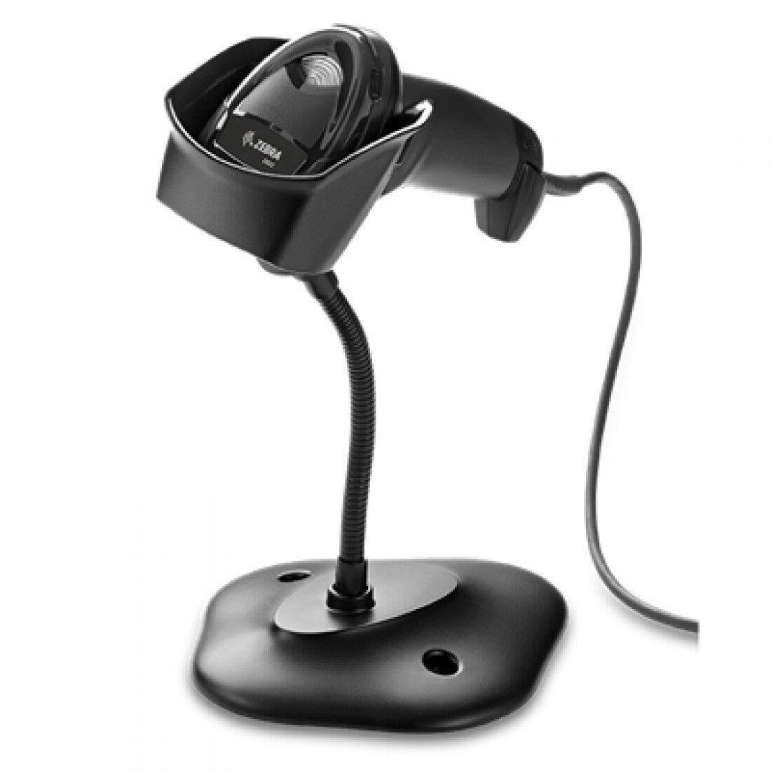 Zebra Ds2208 (Ds2208-Sr7U2100Sgw) 2D Karekod Kablolu Usb Barkod Okuyucu + Stand