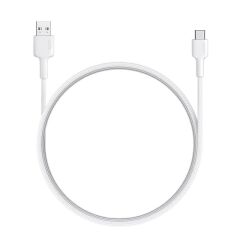 Aukey Cb-Cd30-Wh Naylon Örgülü Usb-A Type-C Şarj Kablosu 0.9Mt