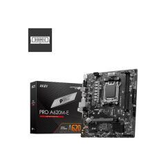 Msi Pro A620M-E Ddr5 6800Mhz 1Xvga 1Xhdmi 1Xm.2 Usb 3.2 Matx Am5 (Amd Am5 9000/8000/7000 Seri̇leri̇ İle Uyumlu)