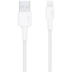 Aukey Cb-Bal7-Wh Naylon Örgülü Usb-A Li̇ghtni̇ng Kablosu 0.9Mt