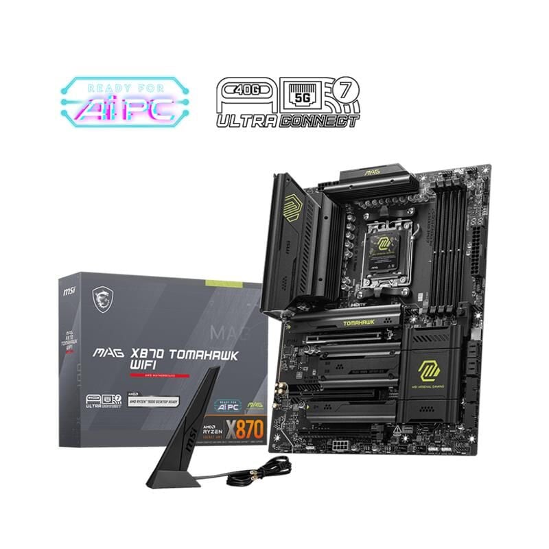 Msi Mag X870 Tomahawk Wifi Ddr5 8400Mt/S 1Xhdmi 2Xusb4 4Xm.2 Atx Am5 (Amd Am5 9000/8000/7000 Seri̇leri̇ İle Uyumlu)