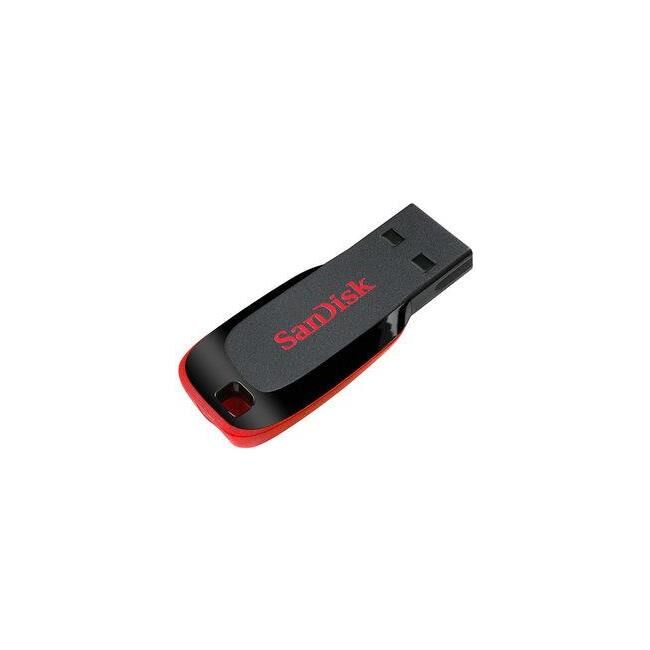 128 Gb Sandisk Cruzer Blade Black Usb Bellek 2.0 Sdcz50-128G-B35