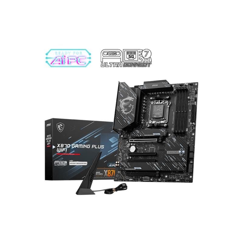 Msi X870 Gaming Plus Wifi Ddr5 8200Mhz 1Xhdmi 1Xusb Type-C 3Xm.2 Atx Am5 (Amd Am5 9000/8000/7000 Seri̇leri̇ İle Uyumlu)