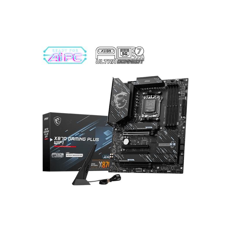 Msi X870 Gaming Plus Wifi Ddr5 8200Mhz 1Xhdmi 1Xusb Type-C 3Xm.2 Atx Am5 (Amd Am5 9000/8000/7000 Seri̇leri̇ İle Uyumlu)