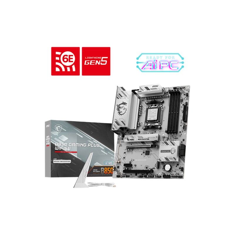 Msi B850 Gaming Plus Wifi6E Ddr5 8200Mt/S 1Xhdmi 1Xdp 2Xm.2 Atx Am5 (Amd Am5 9000/8000/7000 Seri̇leri̇ İle Uyumlu)