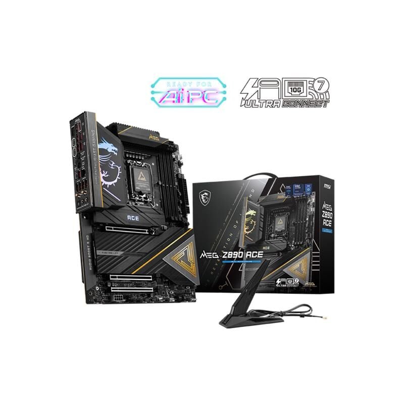 Msi Meg Z890 Ace Ddr5 9200Mhz 1Xhdmi 5Xm.2 Atx 1851P (Intel Ultra Processors Series 2)