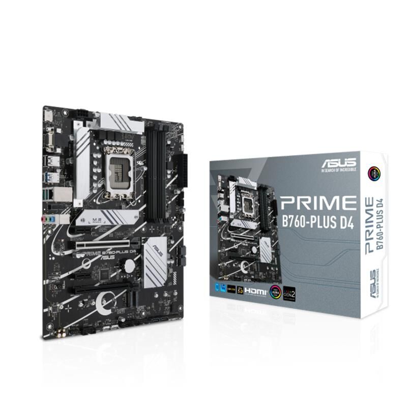 Asus Prime B760-Plus D4 Ddr4 5066Mhz 1Xvga 1Xhdmi 1Xdp 3Xm.2 Usb 3.2 Atx 1700P (12. / 13. Ve 14. Nesi̇l İşlemci̇ Uyumlu)