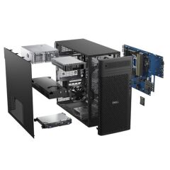 Dell Ws Pro Max T2 Fct2250_6 Ultra 7 265 1X32Gb 1Tb Ssd 16Gb Nvidia Rtx2000 Ada 1500W W11P 3 Yil Yeri̇nde Garanti̇