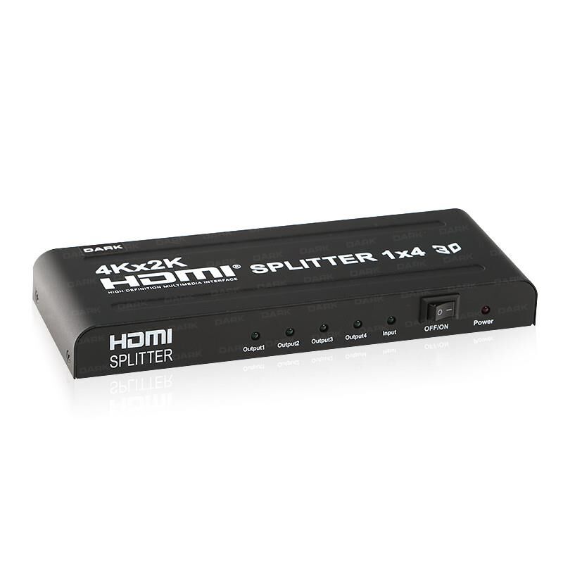 Dark Dk-Hd-Sp4X1 1 Gi̇ri̇ş 4 Çikişli 4K Hdmi Çoklayici Splitter