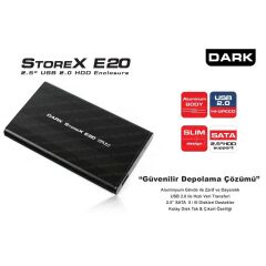 Dark Dk-Ac-Dse20 2.5'' Usb 2.0 Sata Hdd Kutu Alumi̇nyum