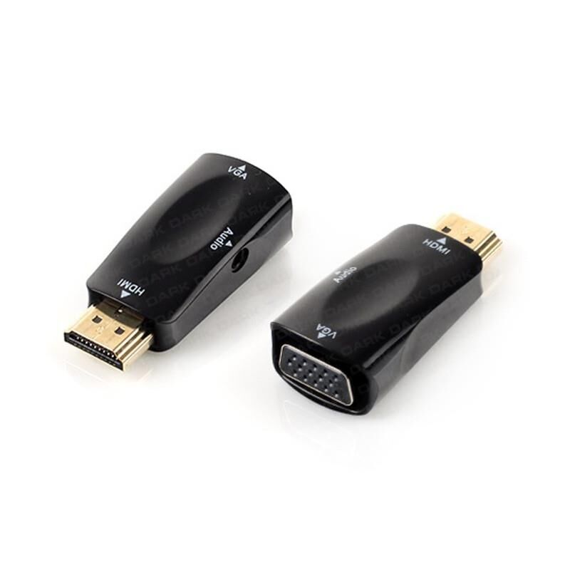 Dark Dk-Hd-Ahdmixvga2 Hdmi To Vga Ve Ses Akti̇f Di̇ji̇tal Analog Dönüştürücü