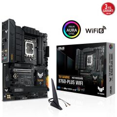 Asus Tuf Gaming B760-Plus Wifi Ddr5 7200Mhz 1Xhdmi 1Xdp 3Xm.2 Usb 3.2 Atx 1700P (13. Ve 12.Nesi̇l İşlemci̇ Uyumlu)