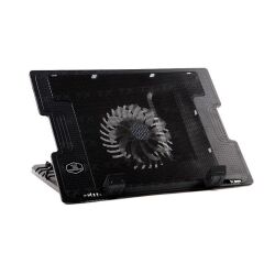 Tx Txacnbergst Ergostand 14Cm Led Fan Li 5 X Yüksekli̇k Ayarli, 2 X Usb 9''-17'' Notebook Soğutucu Ve S