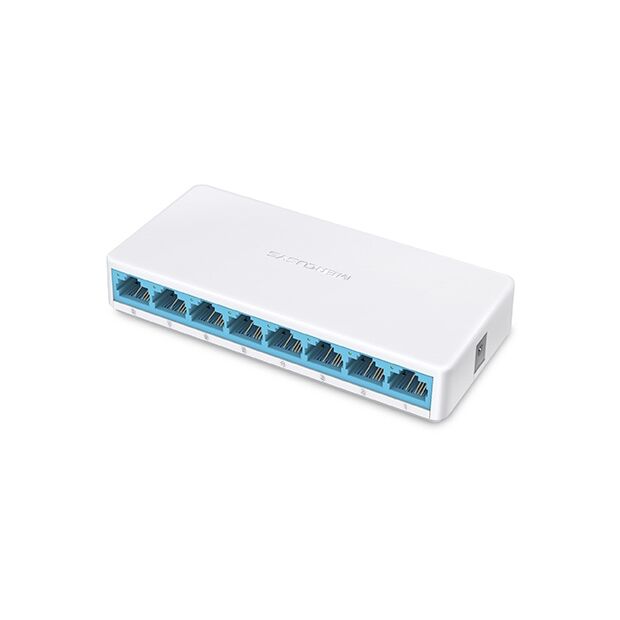 Tp-Link Mercusys Ms108 8 Port 10/100 Yonetilemez Desktop Switch Plasti̇k Kasa