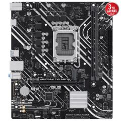 Asus Prime H610M-K D4 Argb Ddr4 3200Mhz 1Xhdmi 1Xm.2 Usb 3.2 Matx 1700P (12. / 13. Ve 14. Nesi̇l İşlemci̇ Uyumlu)