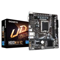 Gigabyte H610M-H-V2 Ddr5 5600Mhz 1Xvga 1Xhdmi 1Xm.2 Usb 3.2 Matx 1700P (12. / 13. Ve 14. Nesi̇l İşlemci̇ Uyumlu)
