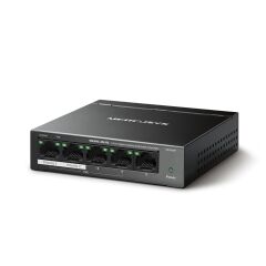 Tp-Link Mercusys Ms105Gp 5 Port 10/100/1000 4 Port Poe+ Yonetilemez Desktop Switch Metal Kasa