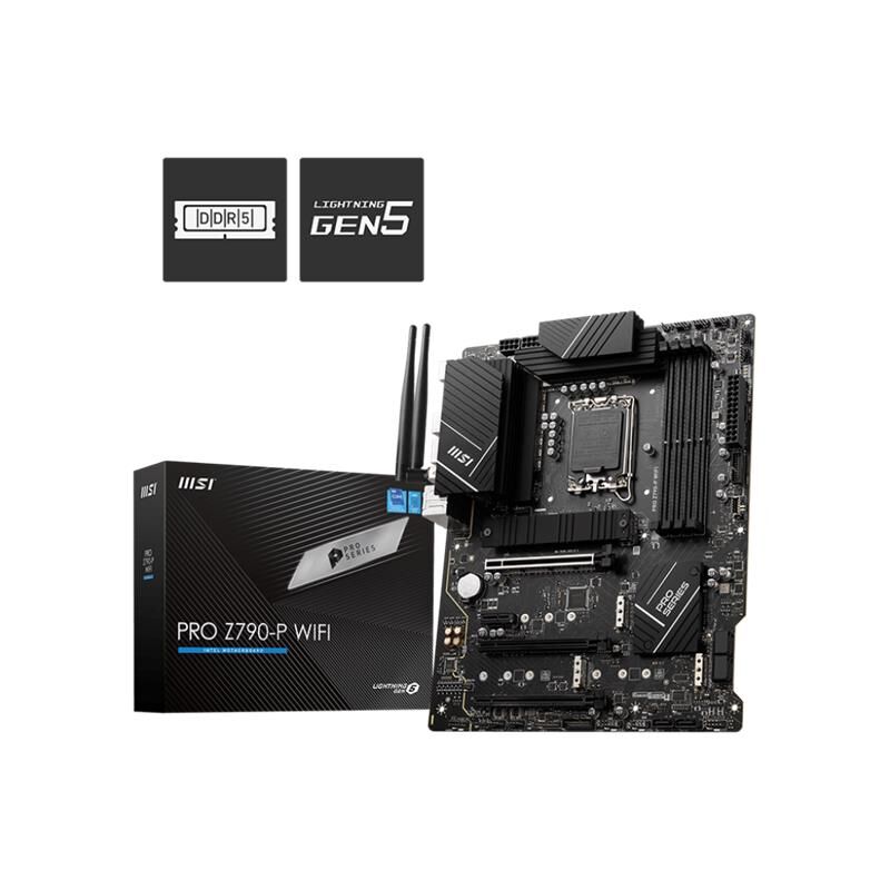 Msi Pro Z790-P Wifi Ddr5 7000Mhz 1Xhdmi 1Xdp 4Xm.2 Usb 3.2 Atx 1700P (12. / 13. Ve 14. Nesi̇l İşlemci̇ Uyumlu)