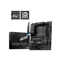 Msi Pro B760-P Wifi Ddr4 4000Mhz 1Xhdmi 1Xdp 2Xm.2 Usb 3.2 Atx 1700P (12. / 13. Ve 14. Nesi̇l İşlemci̇ Uyumlu)