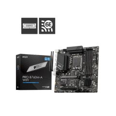 Msi Pro B760M-A Wifi Ddr5 6800Mhz 2Xhdmi 2Xdp 2Xm.2 Usb 3.2 Matx 1700P (12. / 13. Ve 14. Nesi̇l İşlemci̇ Uyumlu)