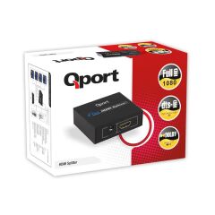 Qport Q-Spl4 Full Hd 1 Gi̇ri̇ş 4Çikişli Hdmi Splitter (Si̇nyal Çoğaltici)