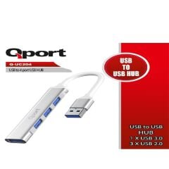 Qport Q-Uc204 Usb To 4 Port Usb Çoklayici