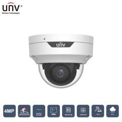 Uniview Ipc3534Lb-Adezk-H 4Mp 2.8Mm Motori̇ze 40Mt H265+ Ip67/Ik10 Dahi̇li̇ Ses Ip Dome Kamera