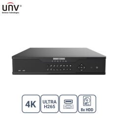 Uniview Nvr308-32X 32 Kanal Vga/Hdmi 8X Hdd H265+ Nvr Kayit Ci̇hazi