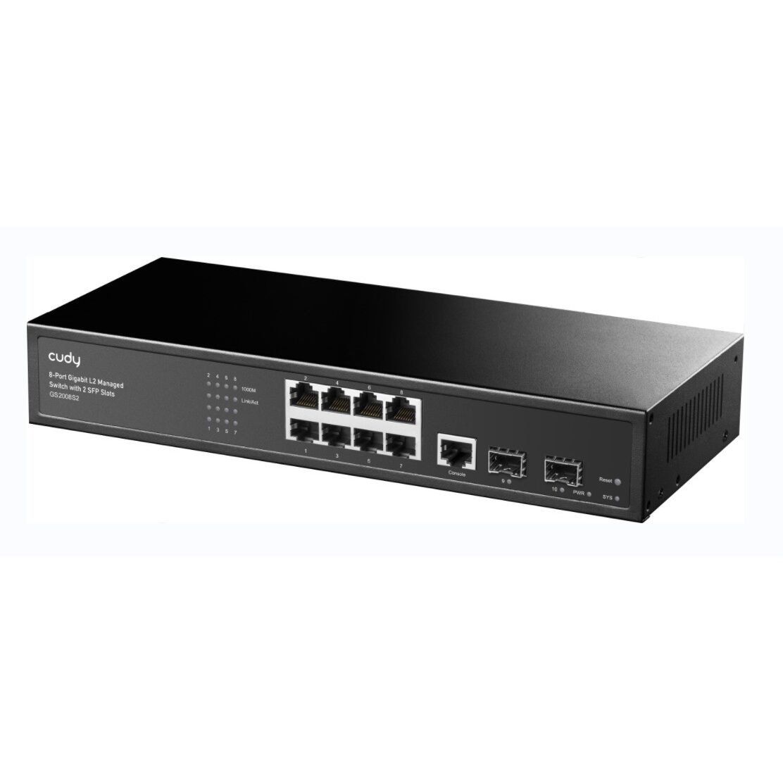 Cudy Gs2008S2 8 Port 10/100/1000 Yonetilebilir Rack Mount Switch