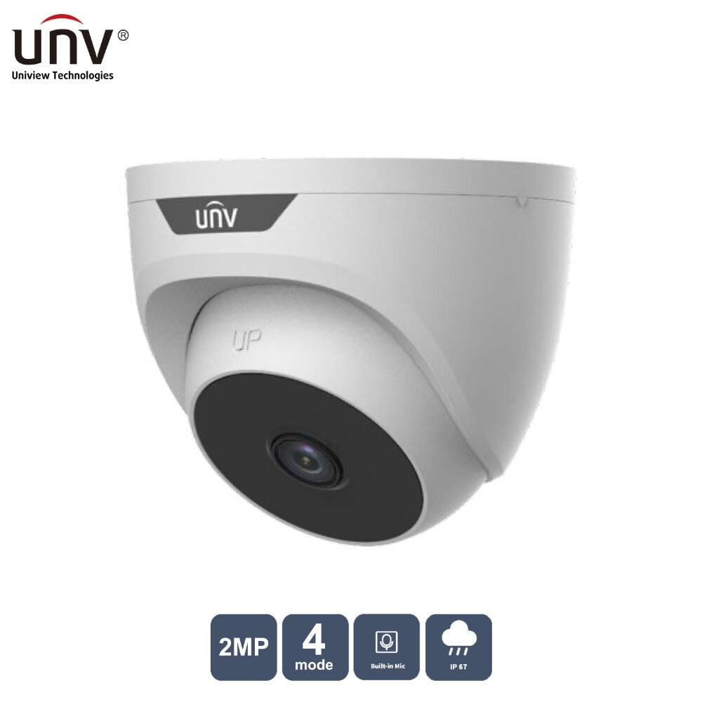 Uniview Uac-T132-F28 2Mp 2.8Mm 20Mt Ip67 Ahd Dome Kamera