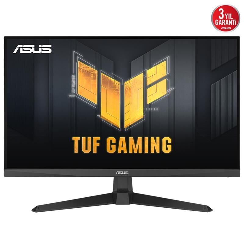 27 Asus Tuf Gaming Vg279Q3A Ips 1Ms 180Mhz 2Xhdmi 1Xdp Fhd 1920X1080 Hoparlör Flicker-Free Düşük Mavi̇ Işik Vesa Si̇yah
